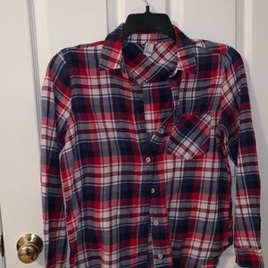 Button Up Flannel Top